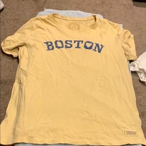 Yellow Boston “Life is Good” t-shirt